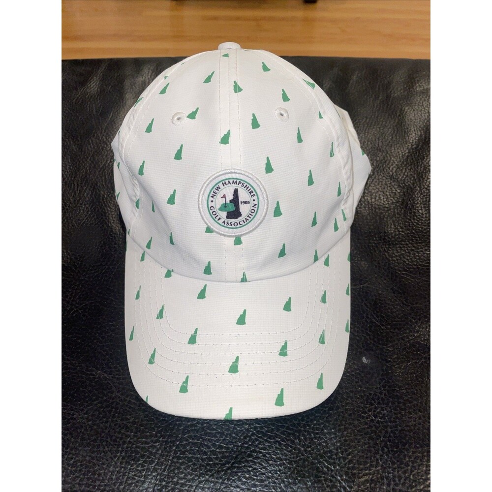 New Hampshire Golf Association Hat White Adjustable Cap
